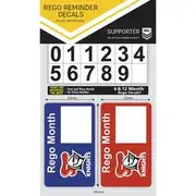 NRL Knights Rego Reminder Decal - N-RR-KN