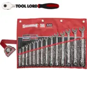 Sidchrome 14 Pce Metric Pro Series Ring & Open End Spanner Set 6-19mm SCMT22297