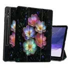Case for Samsung Galaxy Tab S10+ 2024/S9 Plus/S9 FE Plus 12.4 Glitter Flowers