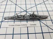 Cruiser - Crown Colony - Royal Canadian Navy - Wargaming - Axis and Allies - Nav