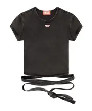 Diesel T-Bunny-Tail-R1 Denim Look T-Shirt S,XS,L,M black