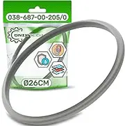 Rubber for Pressure Cooker Diameter 26 cm with Original Code 038-687-00-205/0 for Fissler Vitaquick Blue Point Magic Vitavit Royal ONIX TECH