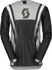 Scott Podium Pro Black/Grey Motocross Jersey, black-grey, Size XL for Men Black Grey