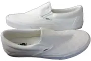 Vans Men's Classic Slip On True White Checkerboard Canvas Skate Shoes Size 13