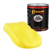 Hot Rod Flatz Rally Yellow Urethane Automotive Flat Car Paint, Gallon Only
