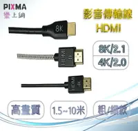 在飛比找樂天市場購物網優惠-HDMI 2.0 影音傳輸線 頂級2.1傳輸線 連接線 支援