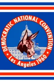 Democratic National Convention Poster, Kennedy, LBJ, Los Angeles California 1960