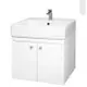 [ 新時代衛浴 ] TOTO-LW711RCB臉盆專屬浴櫃，雙開門，發泡板鋼琴烤高品質JJ711D