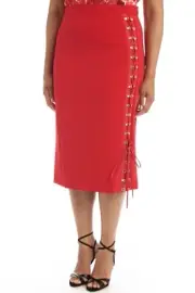 MARINA RINALDI Crêpe Pencil Skirt PLUS size 25MR-16W Usa_20Gb_46De_54It