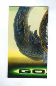 1998 Godzilla Glow-in-the-Dark Chase Card G4 Widevision Inkworks