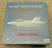 Witty Wings WTW72008-13 F/A-18F Super Hornet Diecast Model USN VFA-41 Black Ace