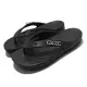 Crocs 拖鞋 Classic Platform 女鞋 黑 夾腳拖 人字拖 厚底 卡駱馳 207714001