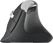 Nulea M510 Vertical Mouse, Ergonomic Mouse for Comfy Tracking, 3 Adjustable DPI (800-1200-1600), 2.4G Wireless Vertical Mouse with 6 Buttons, Compatible with Windows, Mac OS, Laptop, PC, Grey