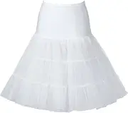 [Boolavard] 50's 1950's 26" Rockabilly Petticoat Underskirt Retro Vintage Swing