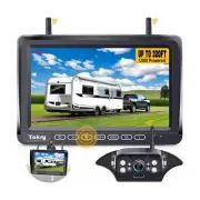 RV Backup Camera Wireless Plug and Play: Pre-Wired for Furrion System Recordi...