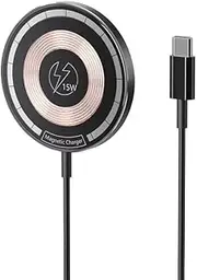 RockRose RRWC15 MagPad Aqua 15W Transparent Magnetic Wireless Charger - Compatible with MagSafe