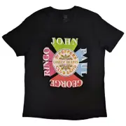 The Beatles Sgt Pepper Drum And Names T Shirt