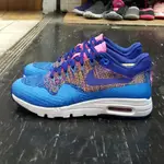 NIKE AIR MAX 1 ULTRA FLYKNIT 藍色 桃紅色 彩虹 編織 針織 輕量化 843387-400