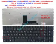 New For Toshiba L55-B L55T-B L55-C L55D-C L55T-C L55D-B L55-B5276 Keyboard UK/GB