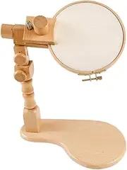 STOBOK Wooden Embroidery Stands Hand Embroidery Stand Cross-Stitch Frame Kit for Arts Crafts Sewing