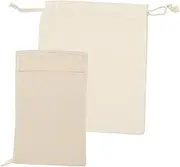 2pcs Reusable Crushed Ice Canvas Bags Ice Packing Pouches for Bar Supplies for Cocktails and Events Easy to Store Thick Design for Food Storage