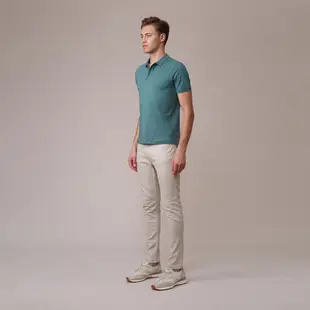 GIORDANO 男裝SORONA涼感素色POLO衫 - 10 北大西洋綠