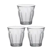 3x 4pc Duralex Picardie 90ml Glass Tumbler Drinking Water/Juice Cup Set Clear