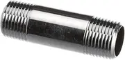 T&S Brass 000357-40 3/8-Inch Npt X 2-Inch Long Nipple, Polished Chrome