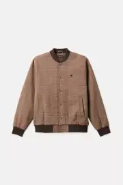 Brixton Men's Dillinger Bomber Jacket - 03331-BRNHO Large L