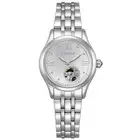 CITIZEN Watch, Mechanical, Automatic, Open Heart, PR1040-88A Women's, Silver NEW