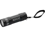 Korjo LED Pocket Torch, for Travel, Black
