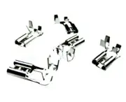 From OZ Quality 5PC 4.8mm Right Angle Spade Terminal Electrical Flag Fitting +FP