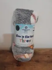 Comfort Bay Glow In The Dark Sports Throw Blanket 40 in by 50inNWT
