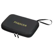 Table Tennis Racket Case Ping Pong Paddle Case Cover Container Bag Square, Black