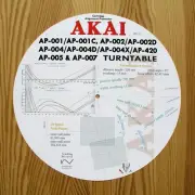 AKAI AP-001/002/004/420/005/007 Custom Designed Turntable Alignment Protractor