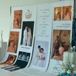 客製化 掛布 小眾韓系婚禮 海報背景布 定製 舞台婚慶結婚打印