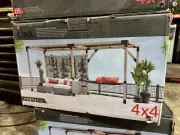 LINX Wild Hog PentaFit Black Steel Extension Bracket Pergola For 4x4 Posts - NEW