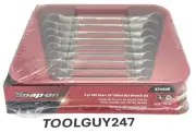 SNAP ON TOOLS USA XS609B 9 Piece SAE Short Box Wrench Set 3/16" - 13/16" NEW +