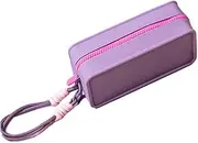 [Generico] Portable Cosmetic Bag, Silicone Makeup Organizer, Makeup Organizer Pouch, Cosmetic Organization Pouch, Portable Silicone Makeup Bag, Travel Cosmetic Organizer Pouch for Storing Brushes, purple,