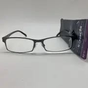 FG199 Foster Grant SIMPLY SPECS DREW GUN + 1.25 Reading Glasses READERS