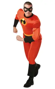 Disney Pixar Mr Incredible 2 Deluxe Adults Dress Up Party Costume