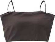 OUR WACOAL(アワワコール) Awawa Coal JCX140 Women's Short Camisole with Cups, Outerwear, Tops, Underwear, Beautiful Bust Silhouette, Can Fulfill The Role of Top and Underwear, Cup Inwear