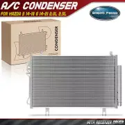 A/C Condenser with Receiver Drier & Bracket for Mazda 3 14-18 6 14-21 2.0L 2.5L (for: Mazda)