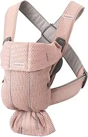 BabyBjörn Baby Carrier Mini, 3D Mesh, Dusty Pink
