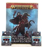 AoS Soulblight Gravelords Battletome & 2 Sets of Soulblight Gravelords Dice NEW