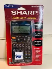 New Old Stock - Sharp EL-W535B WriteView Scientific Calculator Tested Working