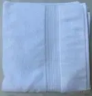 NWT ALFRED SUNG MADE IN GREEN 2 WHITE COTTON BATH TOWEL