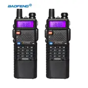 2pcs BAOFENG UV 3800mah Battery Dual Band VHF UHF Portable Pofung Radio