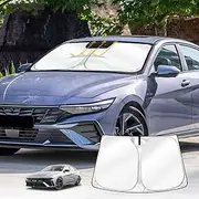 X-CAR Windscreen Sun Shade for Hyundai i30 Sedan 2020-2025 Blocks UV Rays Foldable Custom Wind Screen Sun Visor Protector