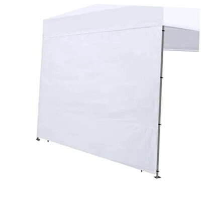 Instant SunWall for 10x10 Pop Up Canopy, Canopy Walls Silver-coated White